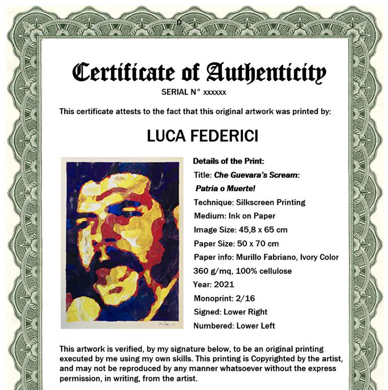 Original Figurative Pop Culture/Celebrity Printmaking by Luca Federici