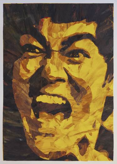 Original Expressionism Celebrity Printmaking by LUCA FEDERICI