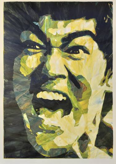Original Expressionism Celebrity Printmaking by LUCA FEDERICI