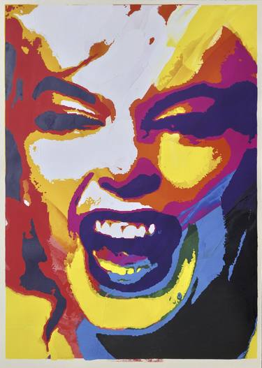 Original Pop Art Pop Culture/Celebrity Printmaking by LUCA FEDERICI