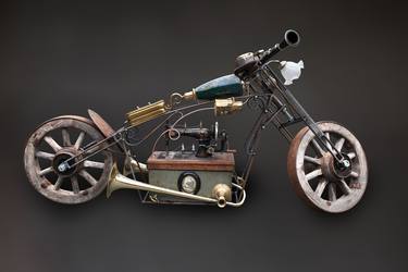 Original Conceptual Motorcycle Sculpture by Tobbe Malm