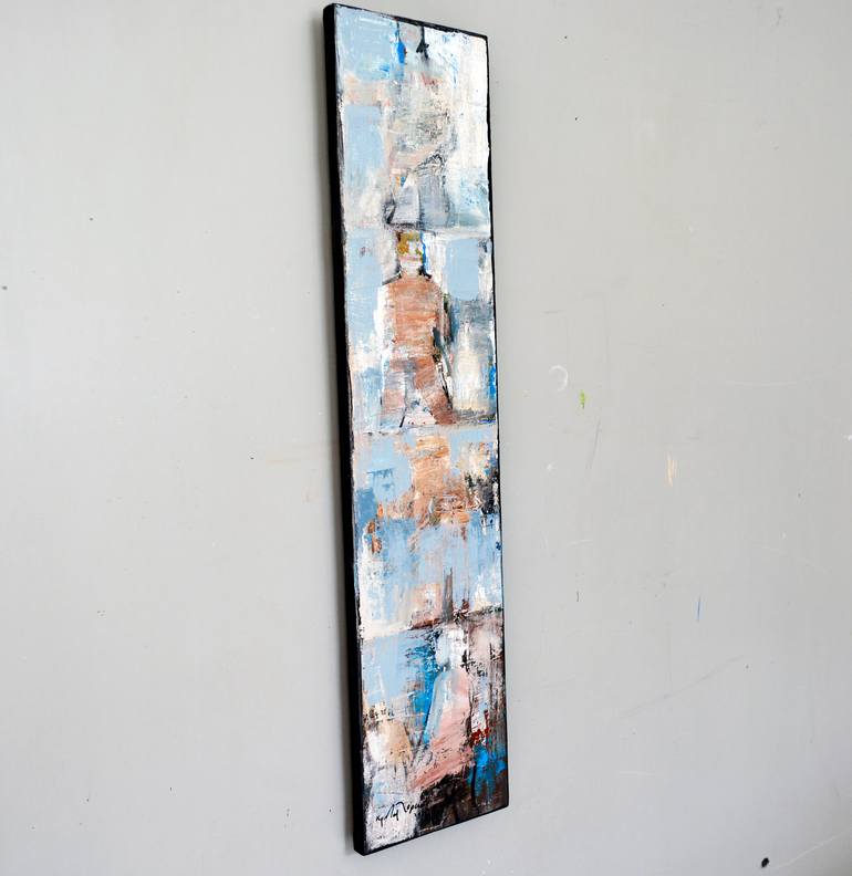 Original Abstract Expressionism Erotic Painting by Kemal Topcu