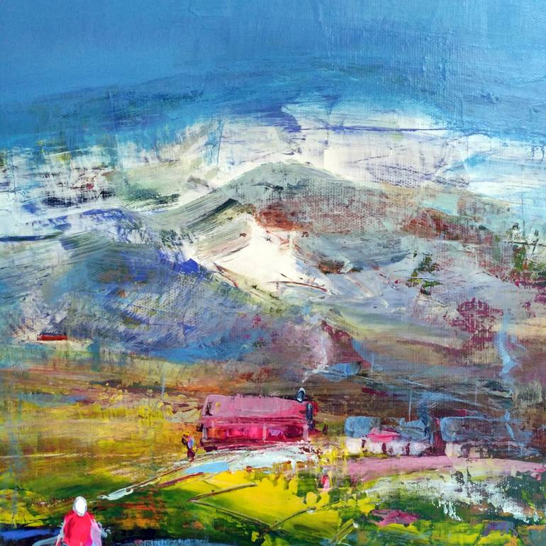 Original Landscape Painting by Kemal Topcu