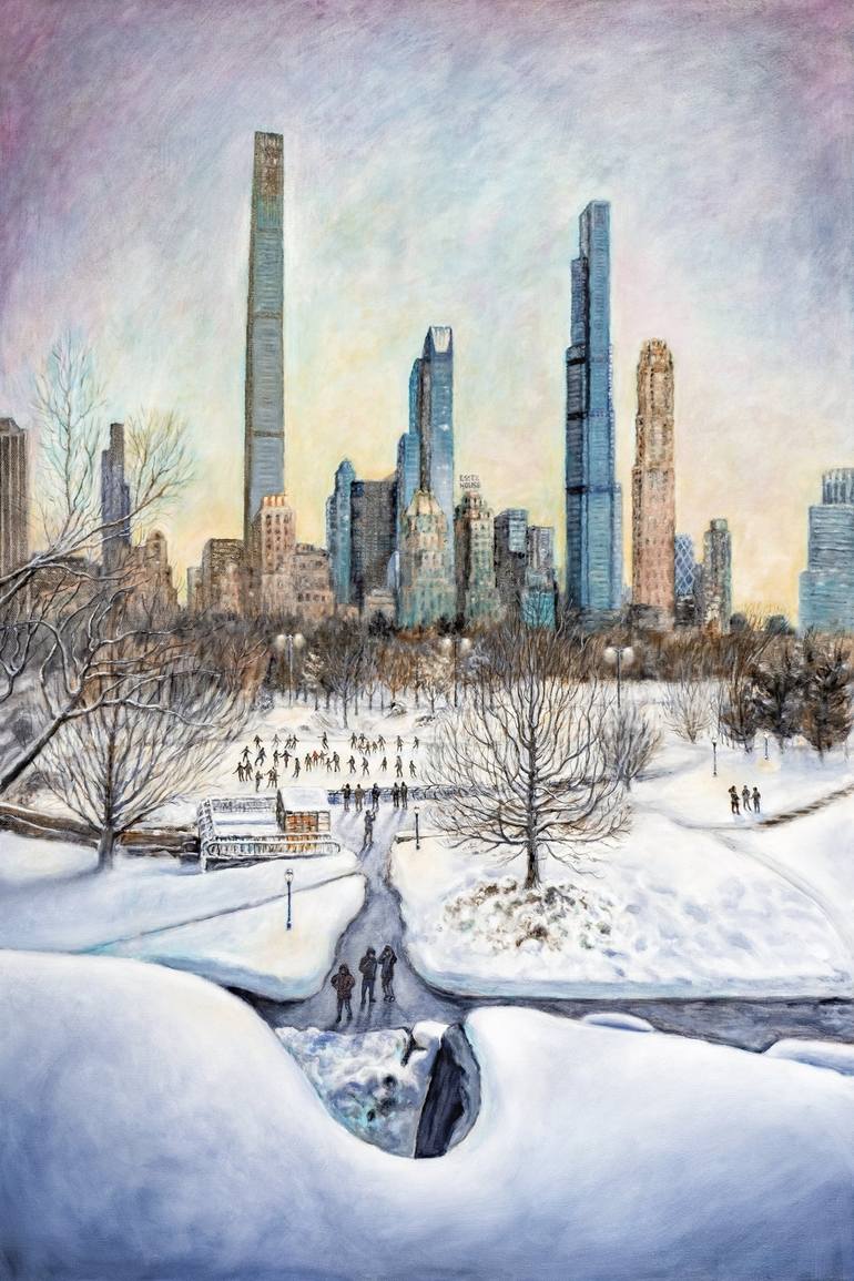 Original Contemporary Architecture Paintings by Chandle Lee