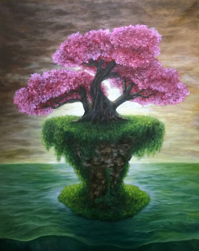 Tree2 Painting by P L | Saatchi Art