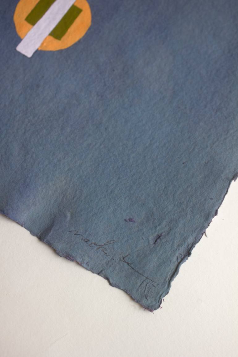 Original Abstract Geometric Painting by Naoki Kawano