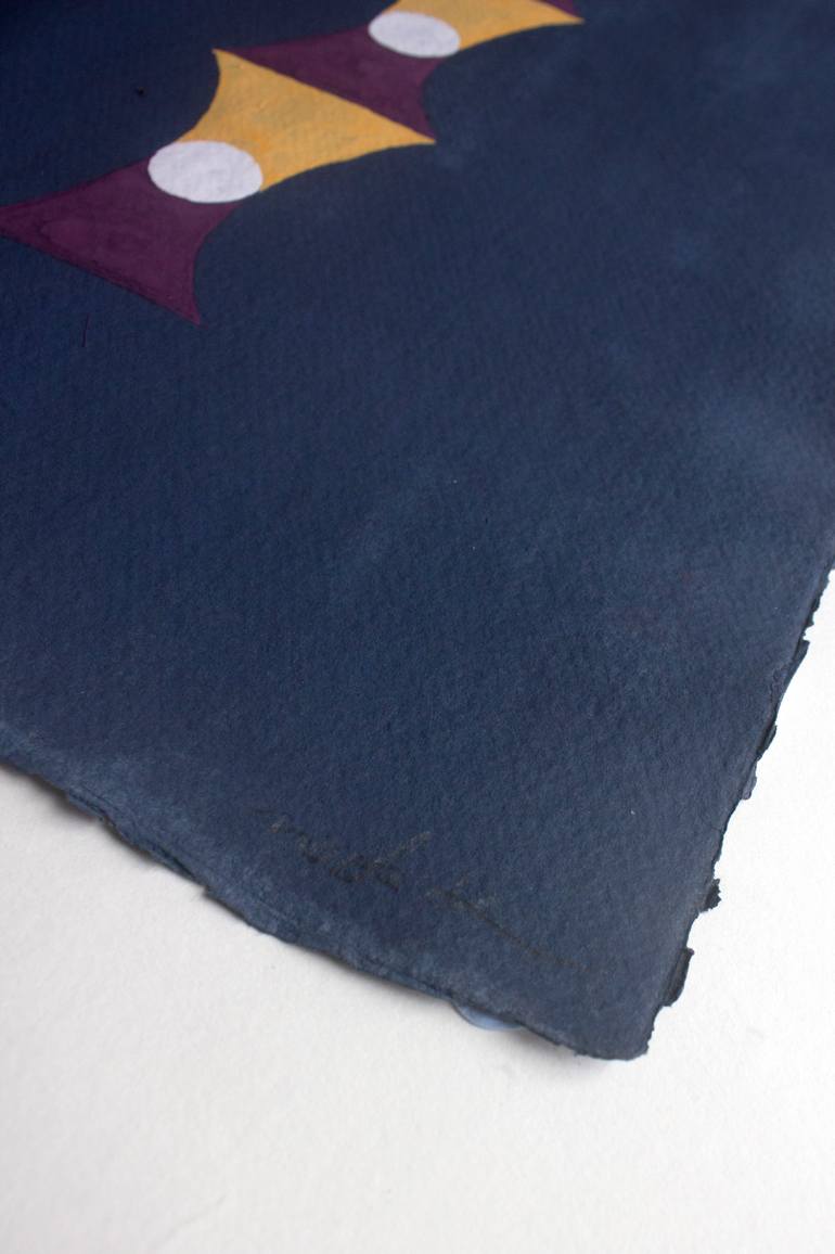 Original Abstract Geometric Painting by Naoki Kawano