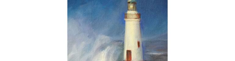 Original Realism Seascape Painting by Karin Johnson