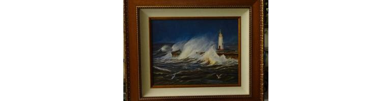 Original Realism Seascape Painting by Karin Johnson