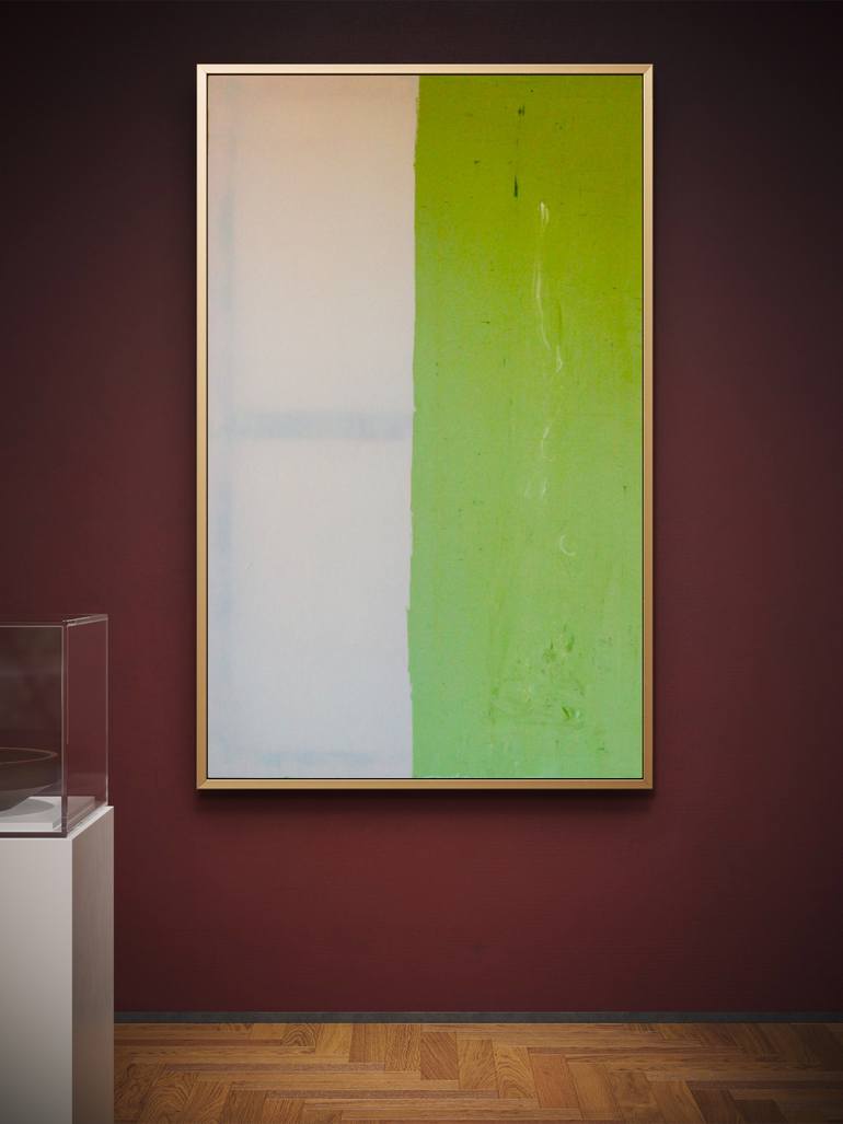 Original Abstract Expressionism Abstract Painting by Islam-Kant  Bashirov 