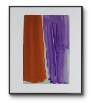 Original Abstract Expressionism Abstract Painting by Islam-Kant  Bashirov 