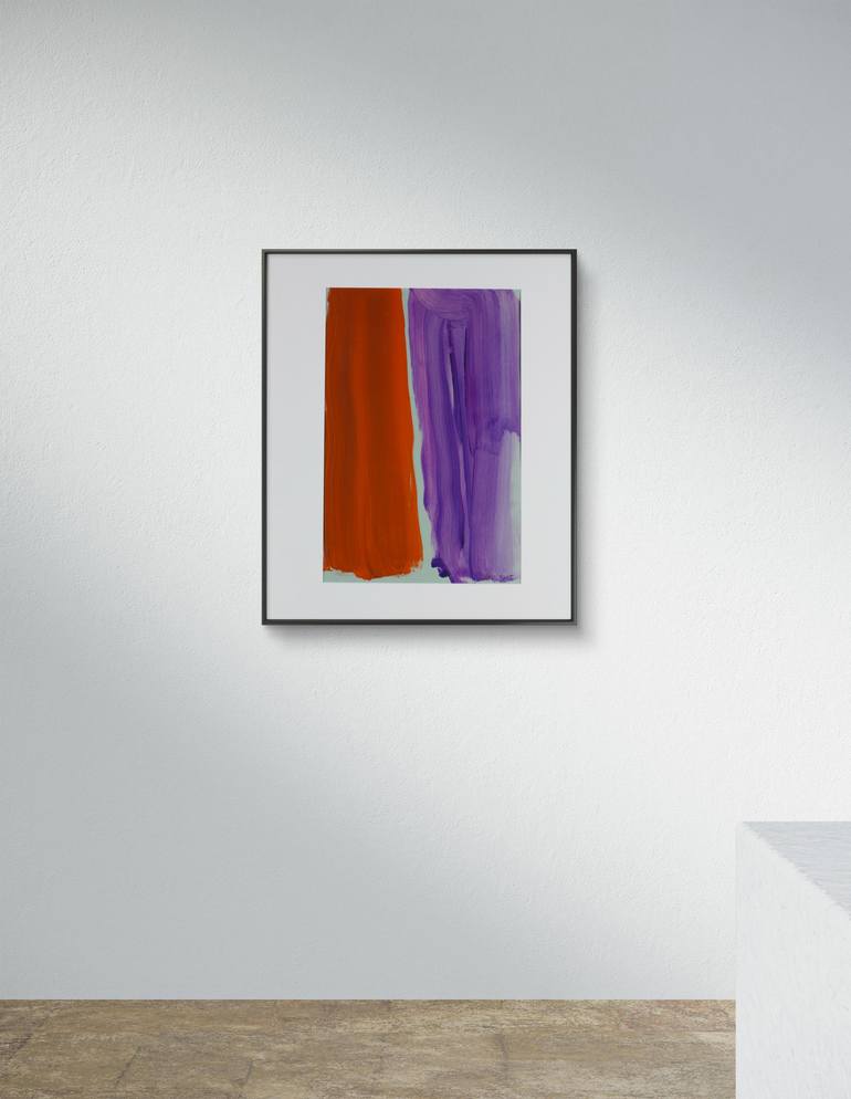 Original Abstract Expressionism Abstract Painting by Islam-Kant  Bashirov 