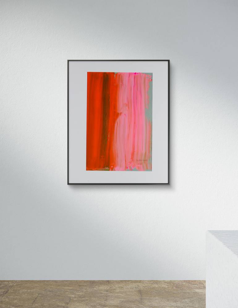 Original Abstract Expressionism Abstract Painting by Islam-Kant  Bashirov 