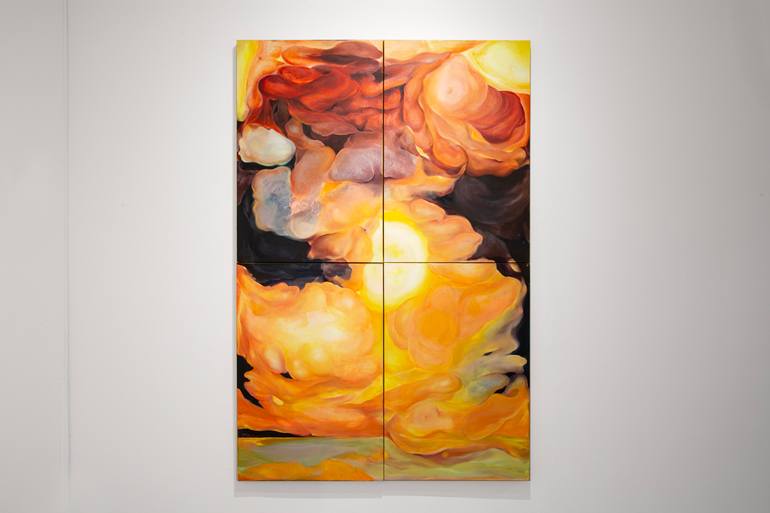 Original Contemporary Abstract Painting by Karina Eibatova