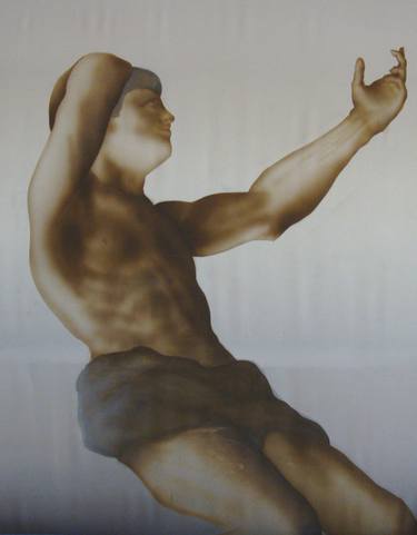 Original Figurative Men Paintings by Michelangelo Alessandro