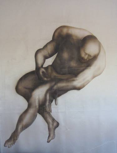 Original Figurative Men Paintings by Michelangelo Alessandro