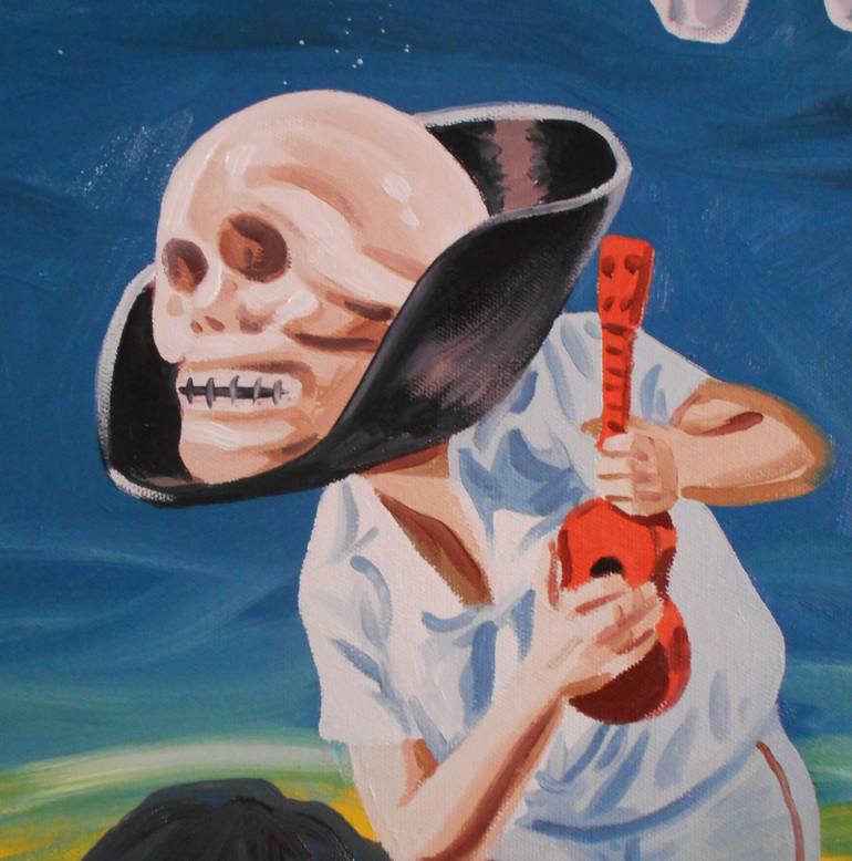 Original Dada Pop Culture/Celebrity Painting by Pablo Gallo
