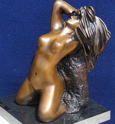 Original Figurative Nude Sculpture by Angelika Kade