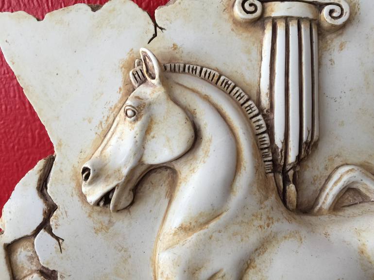 Original Horse Sculpture by Constantino Stamatiades