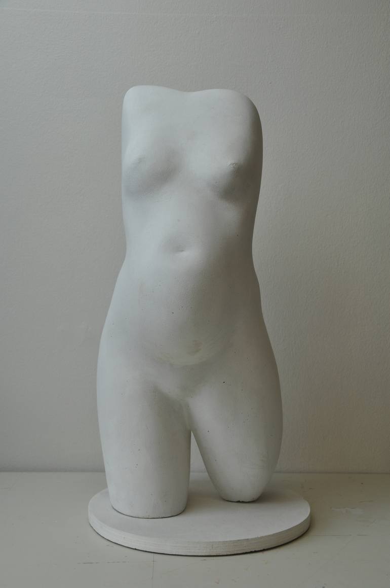 Original Nude Sculpture by Frits Van Roon