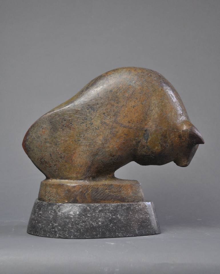 Original Animal Sculpture by Frits Van Roon