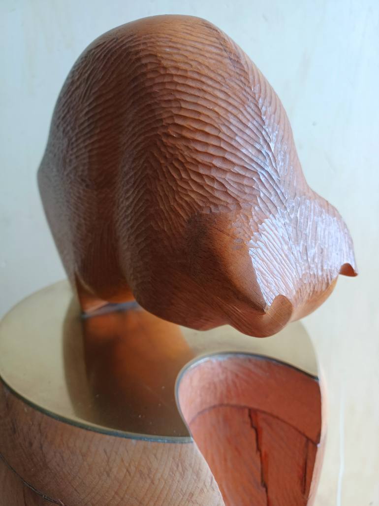 Original Conceptual Animal Sculpture by Frits Van Roon