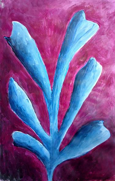 Original Expressionism Botanic Paintings by Marianne van der Bolt