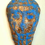 Blue mask by Marianne van der Bolt