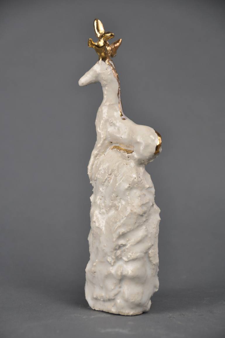 Original Expressionism Animal Sculpture by Marianne van der Bolt