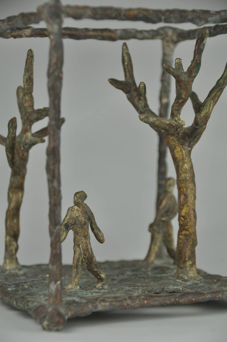 Original People Sculpture by Marianne van der Bolt