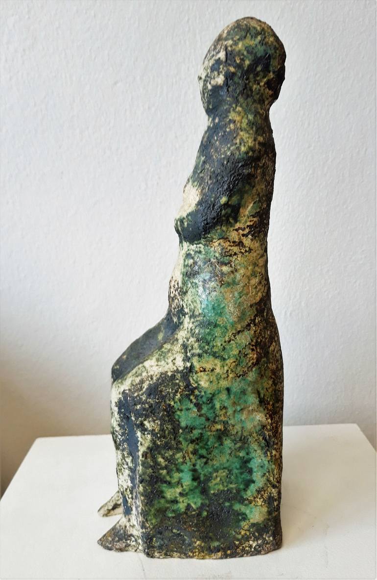 Original Figurative Women Sculpture by Marianne van der Bolt