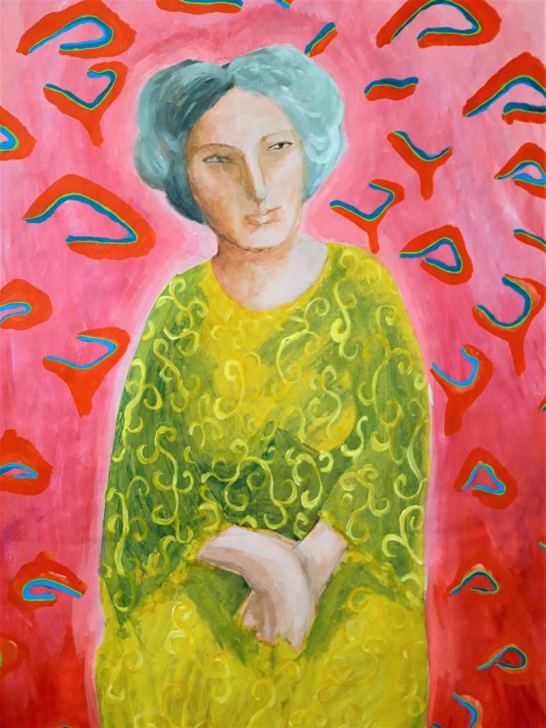 Original Figurative Portrait Painting by Marianne van der Bolt