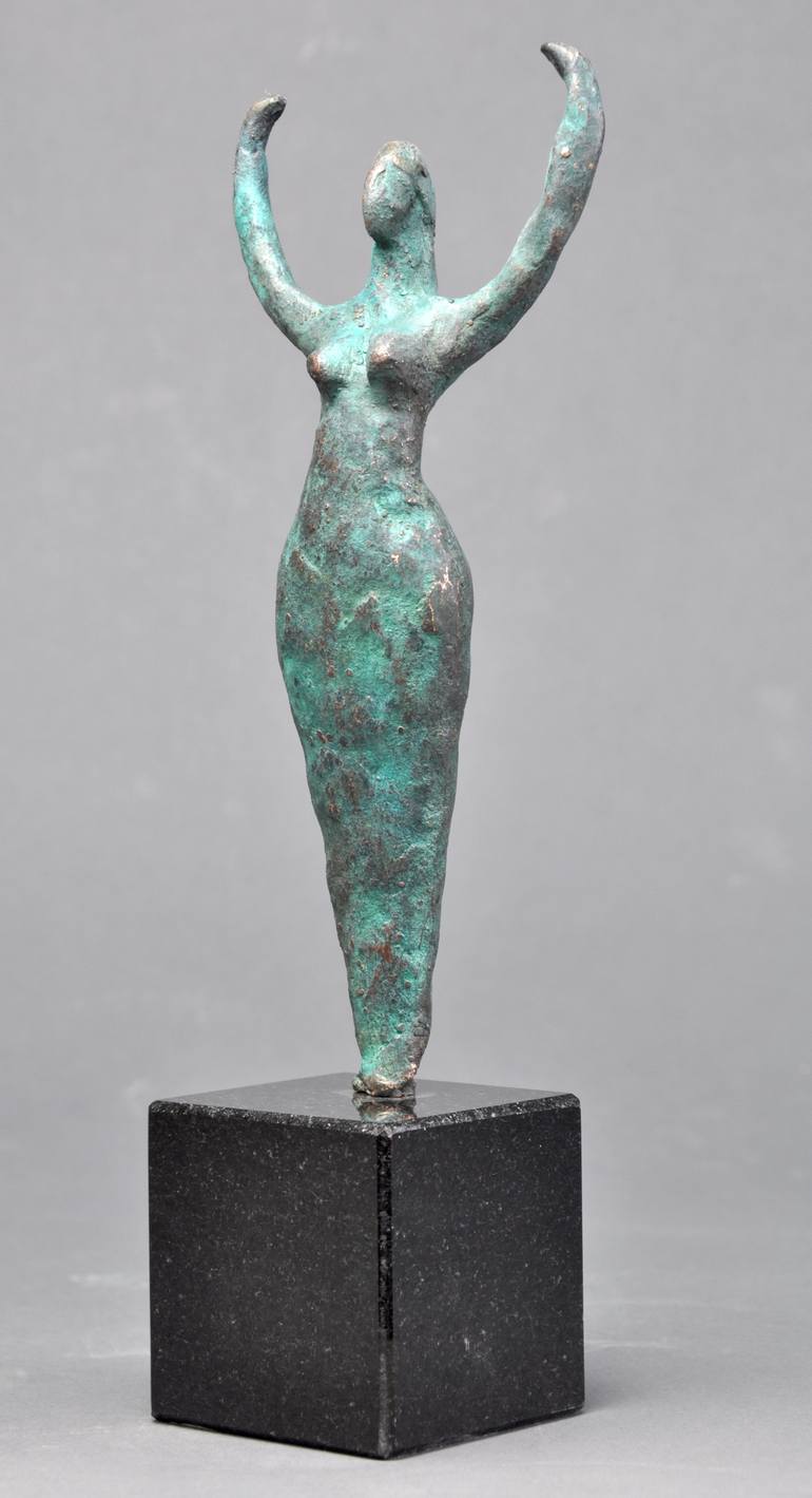 Original Fine Art Women Sculpture by Marianne van der Bolt