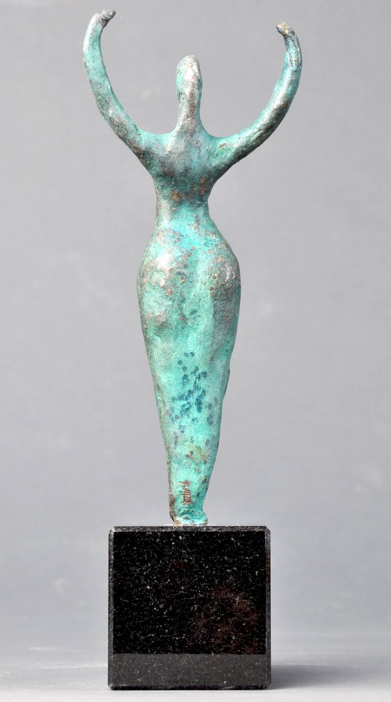 Original Fine Art Women Sculpture by Marianne van der Bolt