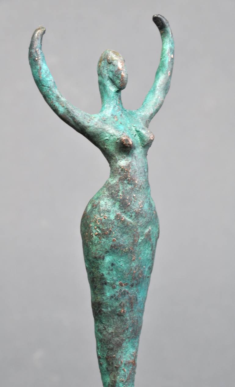 Original Fine Art Women Sculpture by Marianne van der Bolt