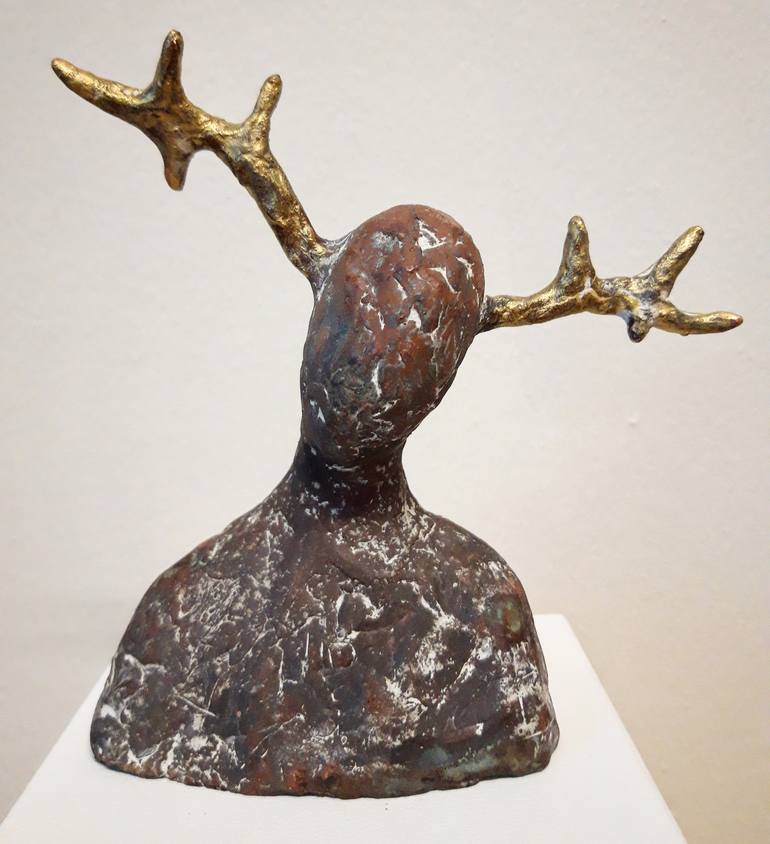 Original Figurative Nature Sculpture by Marianne van der Bolt