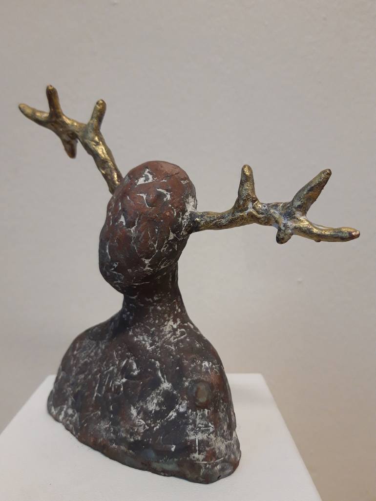 Original Figurative Nature Sculpture by Marianne van der Bolt