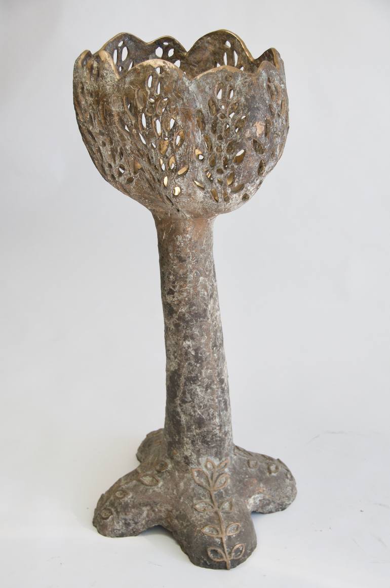 Original Expressionism Botanic Sculpture by Marianne Van Der Bolt