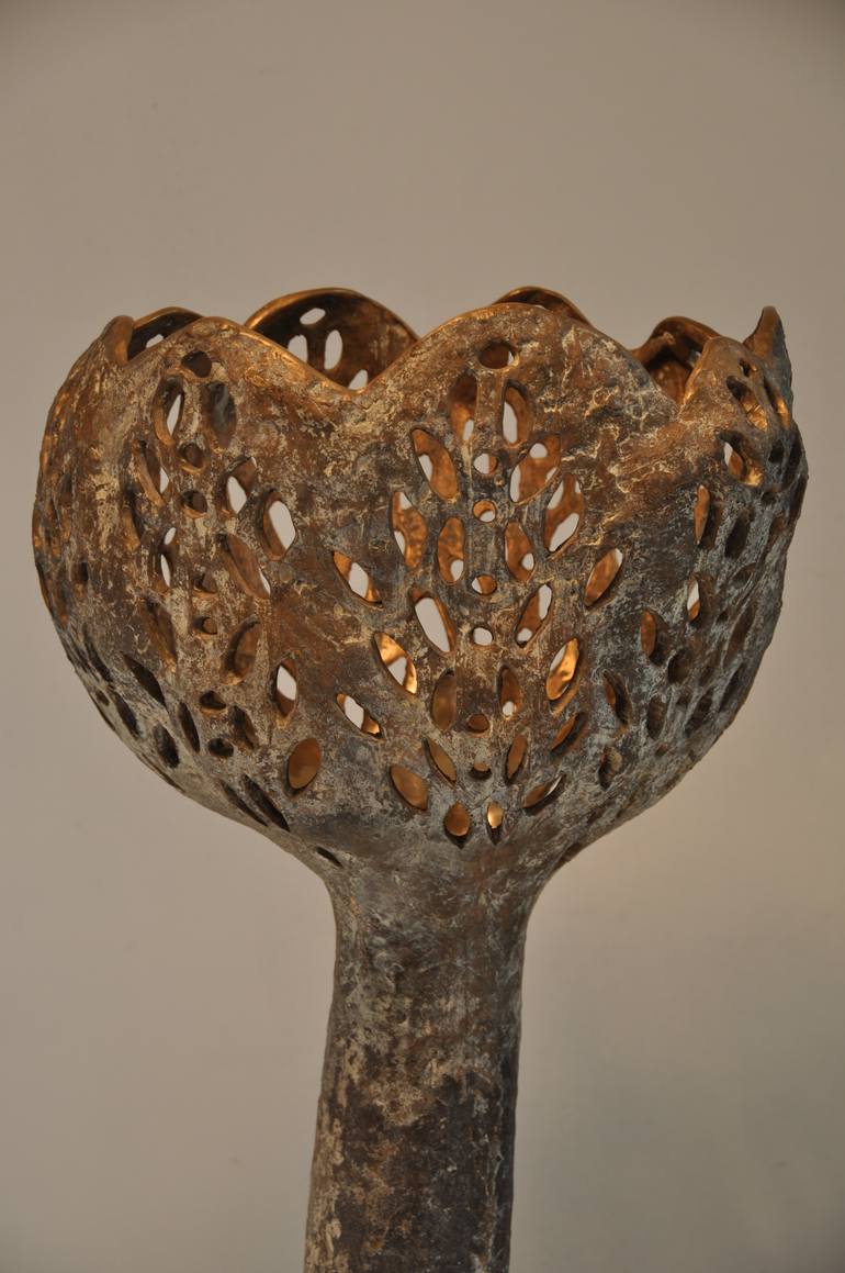 Original Expressionism Botanic Sculpture by Marianne Van Der Bolt