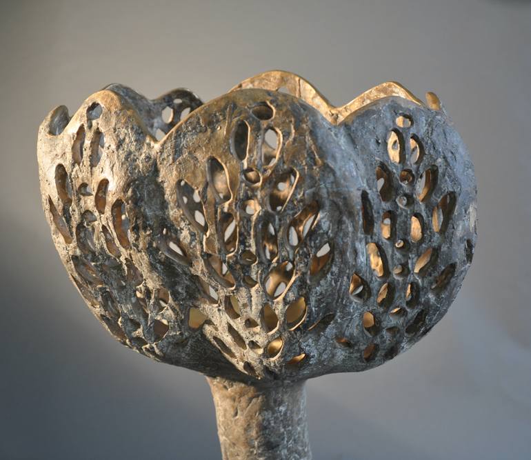 Original Expressionism Botanic Sculpture by Marianne Van Der Bolt