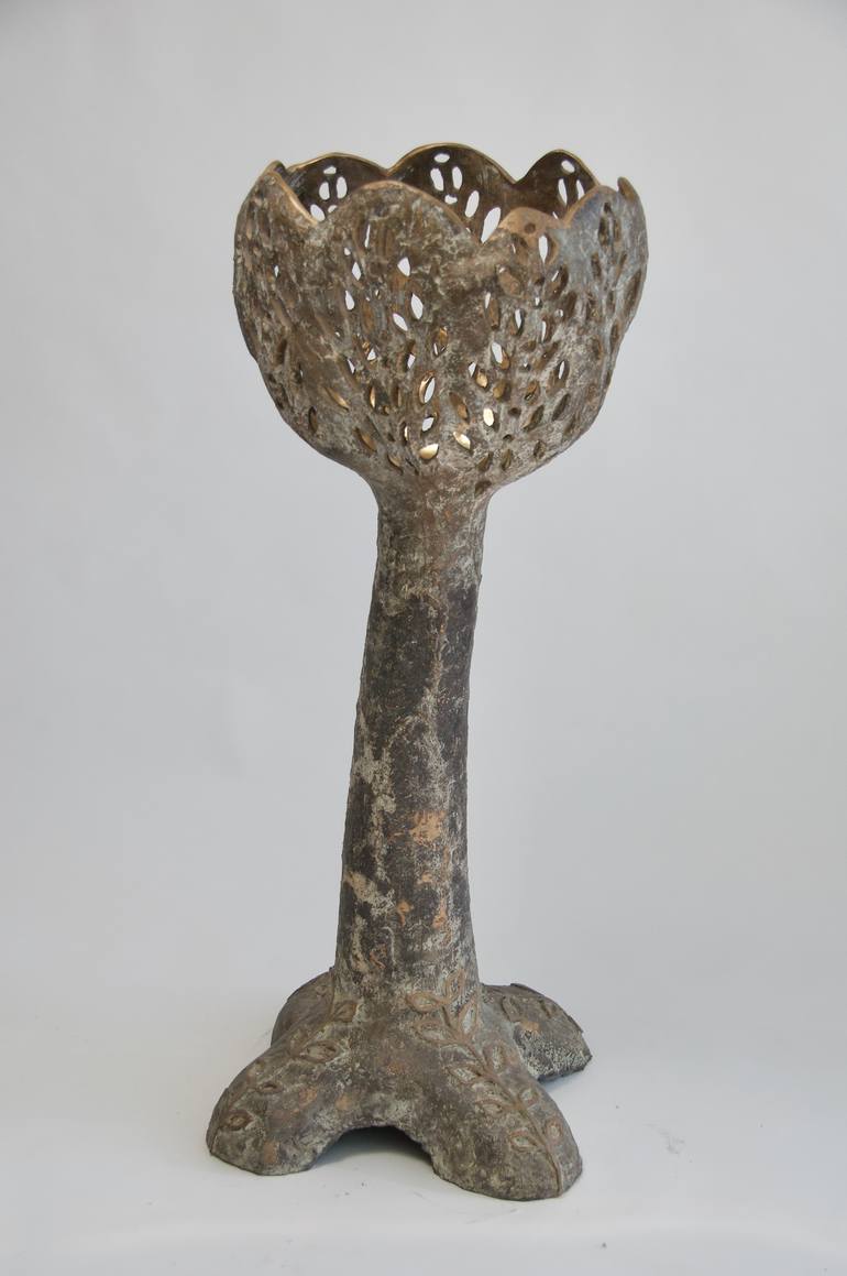 Original Expressionism Botanic Sculpture by Marianne Van Der Bolt