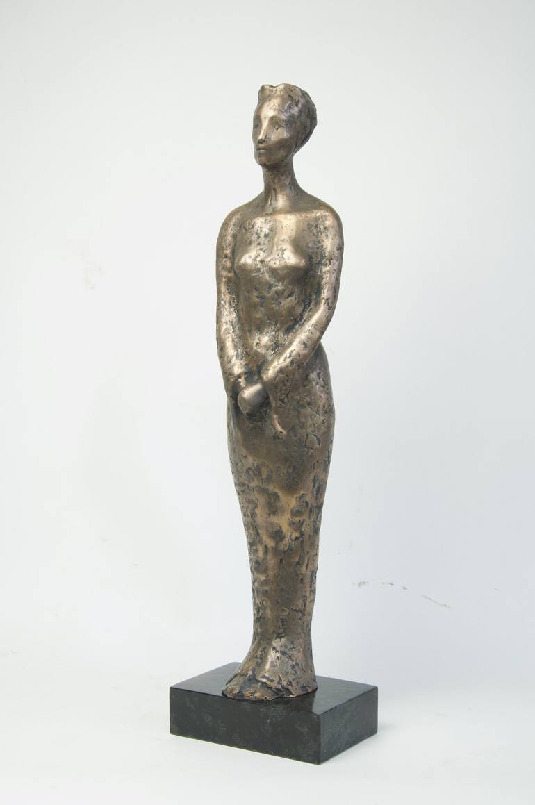 Original Art Deco Women Sculpture by Marianne van der Bolt