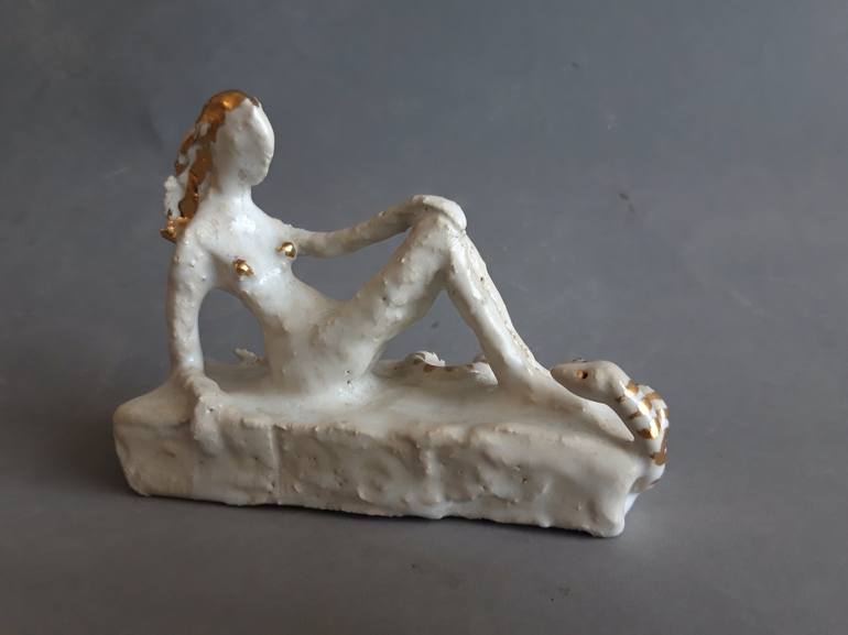 Original Expressionism Comics Sculpture by Marianne van der Bolt