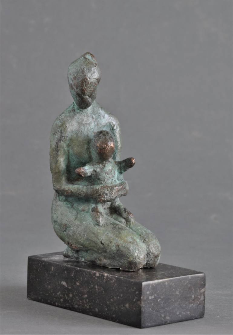 Original Fine Art Nude Sculpture by Marianne van der Bolt