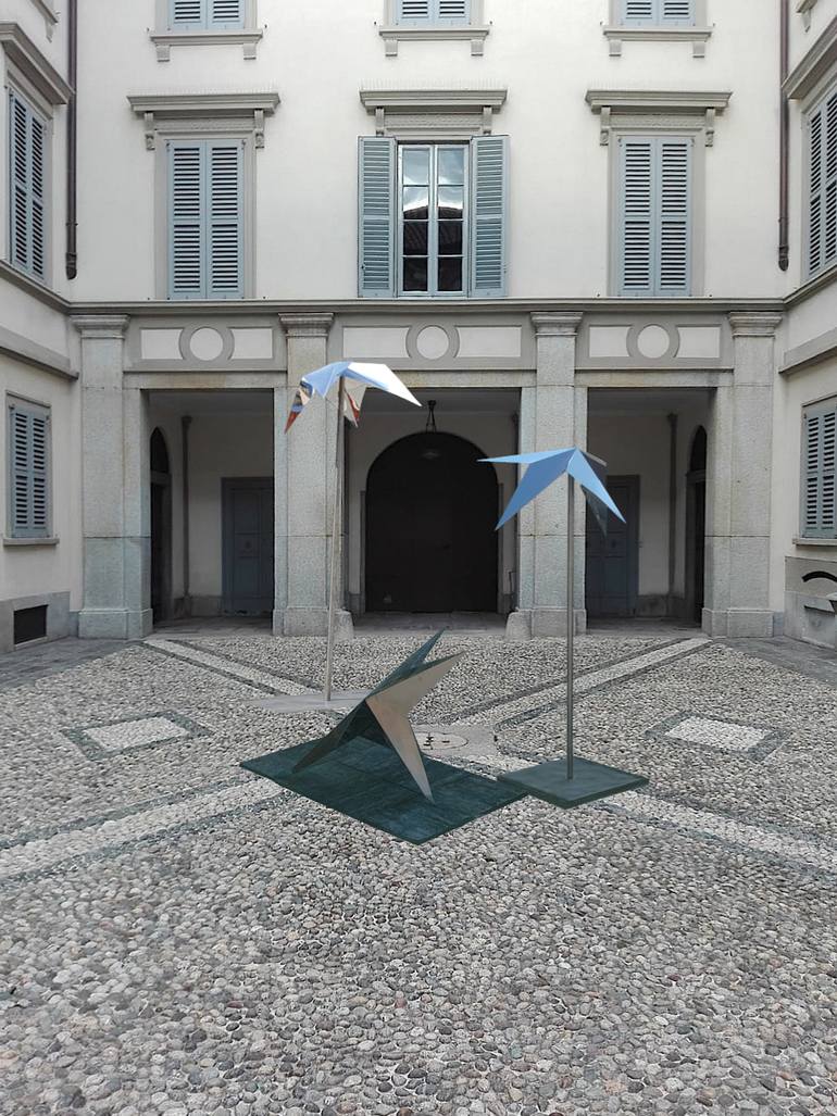 Original Abstract Sculpture by Valeria Maggiolo Angelini