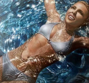 Print of Photorealism Water Paintings by Vadym Puzanov