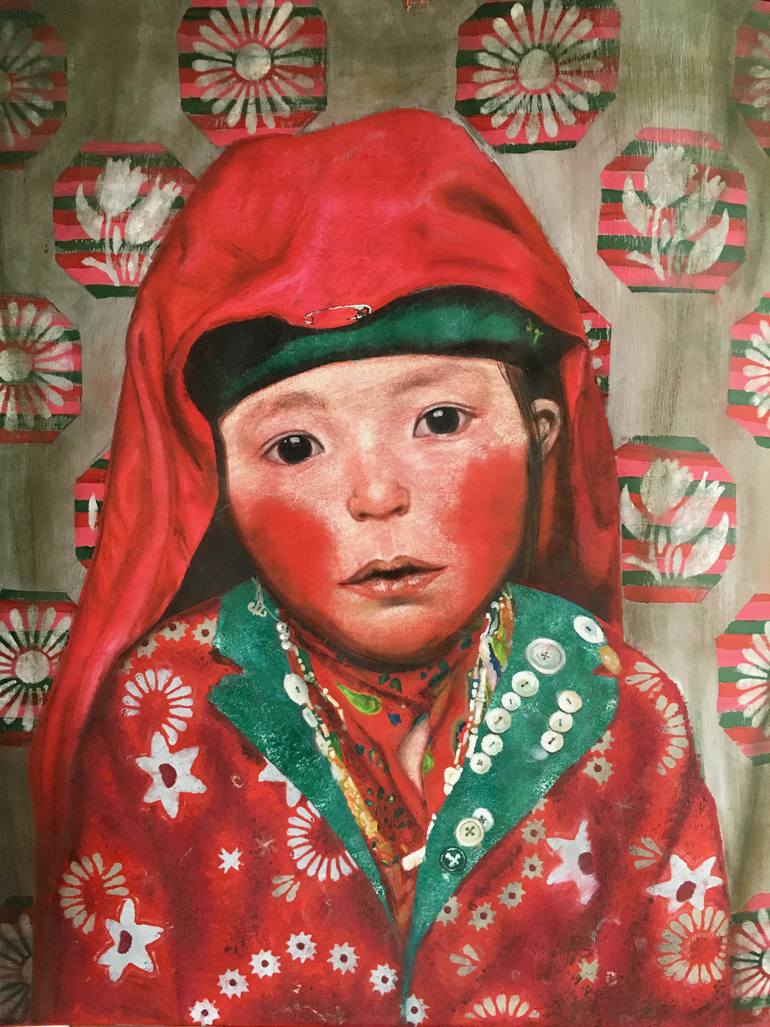 Original Illustration People Drawing by Alina Chelnova