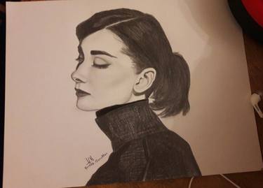 Portrait of Audrey Hepburn thumb