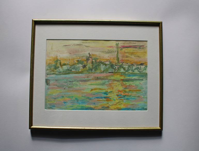 Original Contemporary Landscape Painting by Tamara Mladenovic