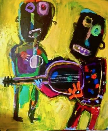 Print of Expressionism Music Paintings by B Lucy Stevens